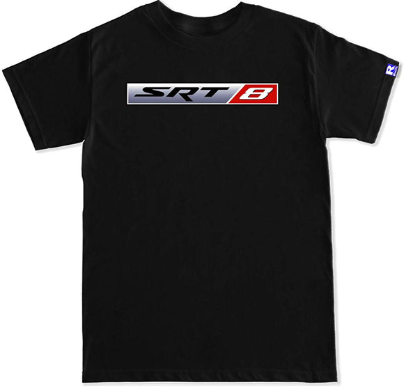 R Built Men's SRT 8 T-Shirt Black