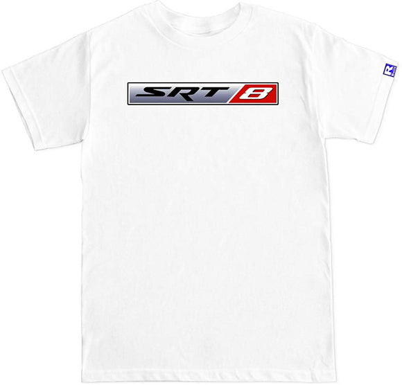 R Built Men's SRT 8 T-Shirt White
