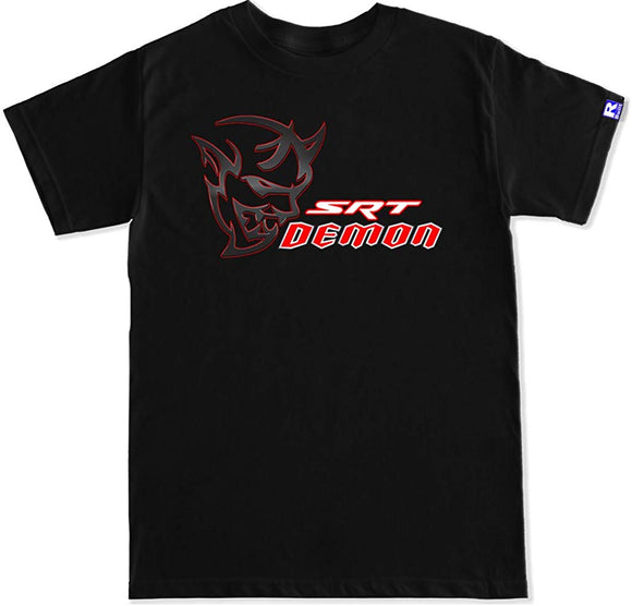 R Built Men's SRT Demon T-Shirt Black