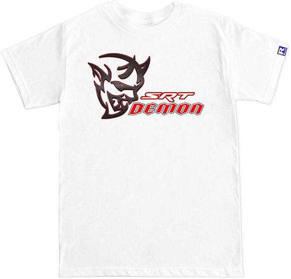 R Built Men's SRT Demon T-Shirt White