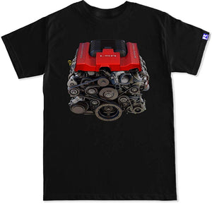 R Built Men's ZL1 LSA Engine T-Shirt Black